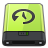 Green Time Machine Icon 48x48 png